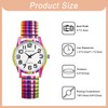 Oidea Womens Stretch Band Watches: Large Face Big Number Easy