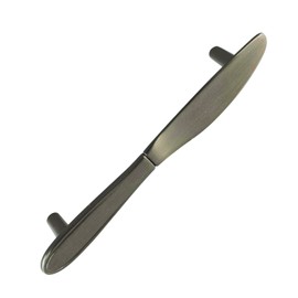 9 Pack Rok Hardware Utensil Series: Fork Knife Spoon Set 3-25/32" (96mm) Inch Center to Center Brushed Nickel Kitchen Cabinet Drawer Door Pulls/Handles