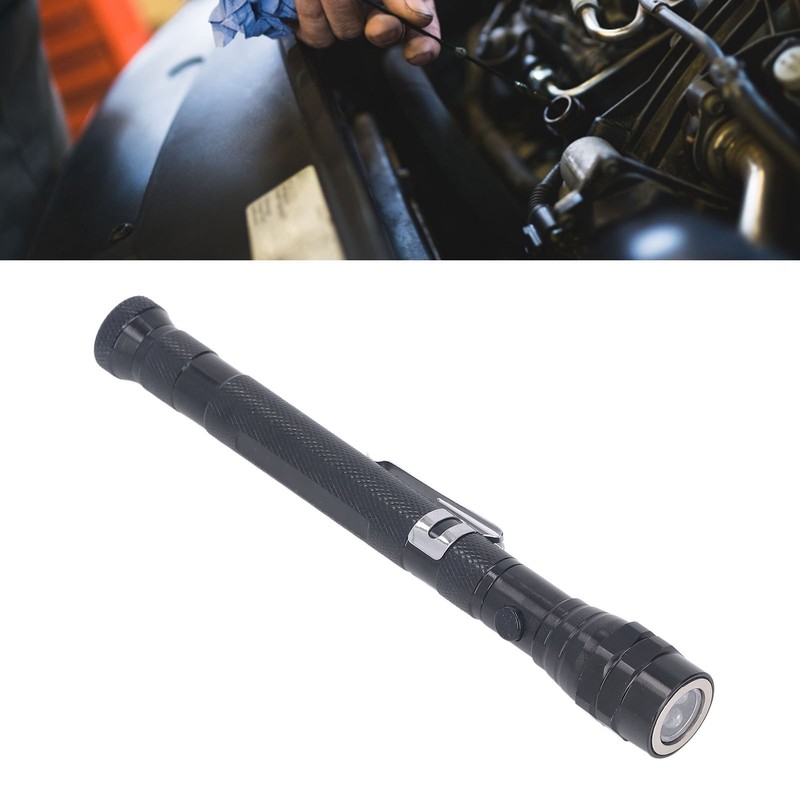 Retractable LED Magnetic Pickup Tool Non Slip Face Telescoping Magnet