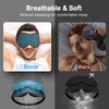 LitBear Breathable Sleep Mask, 3D Eye Mak Sleep for Side