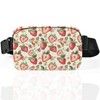 Strawberry Fanny Pack for Women Casual Belt Bag Waterproof Purse