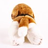 Teddys Rothenburg Cuddly Toy Dog Beagle Lying Down 30 cm