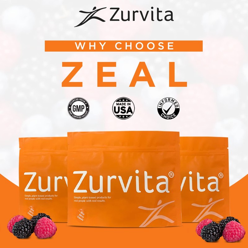 Zurvita - Zeal for Life Wellness Drink Mix - Wild