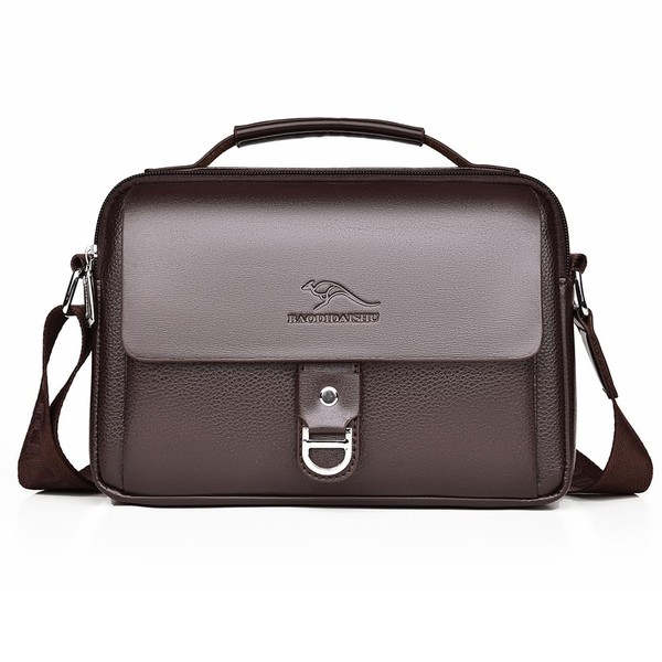 Whatna 2007-4 Men's One-Shoulder Bag, 3-Way Clutch Shoulder Crossbody Bag,