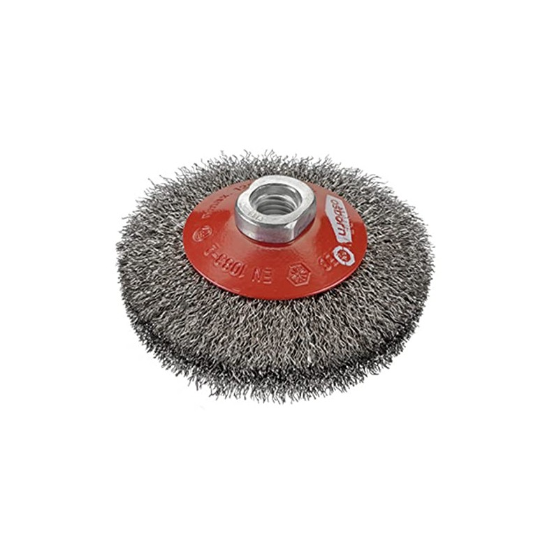 Osborn Bevel Brush For Angle Grinders, 125 mm, Bevel Brush