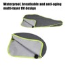 Drawbar Cover Caravan, Universal Drawbar Protective Cover, Adjustable Strap Buckles,
