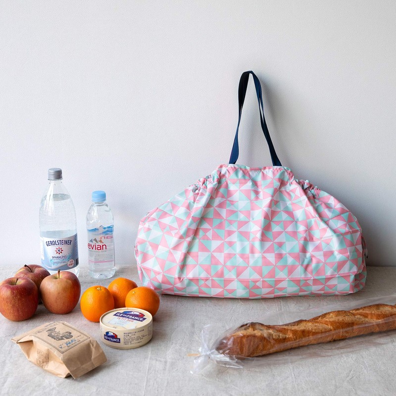 Marna S419D Shupatto Compact Bag, L, Triangle, Instantly Foldable Eco