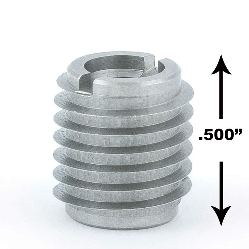 E-Z LOK 400-4-CR Threaded Inserts for Wood, Installation Kit, Stainless