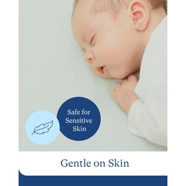 PurComfy Supersoft Crib Sheets 2-Pack, Premium Bamboo Viscose Stretchy Fitted Crib Sheet, Hypoallergenic Breathable Crib Sheets Boy Girl, Neutral Baby Crib Mattress Sheet, 9'' Extra Deep Pocket