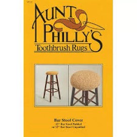 unknown Aunt Philly's Toothbrush Rugs BAR STOOL COVER