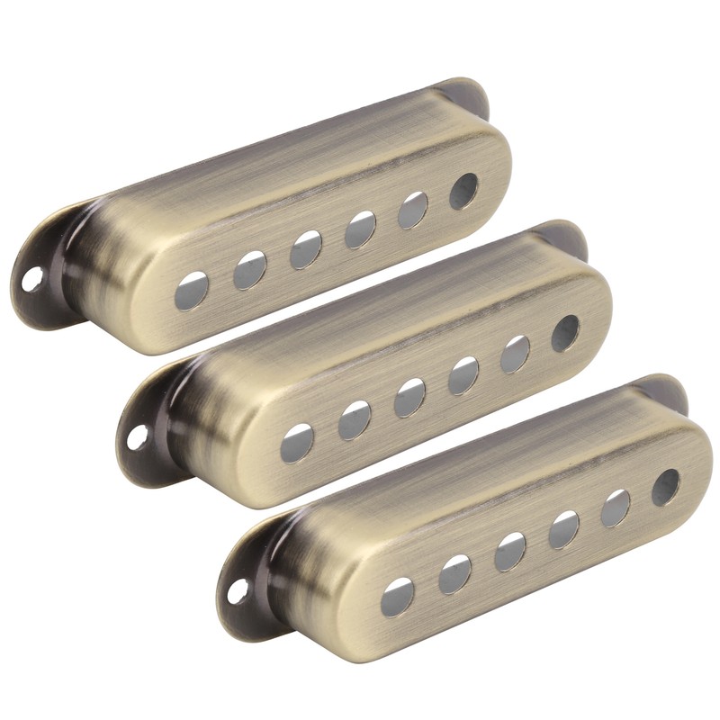3Pcs Single Pickup Cover Brass 48mm/50mm/52mm Musical Instrument Accessories for