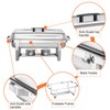 MRIISEL Chafing Dish Buffet Set - 4 Pack, 8 Quart