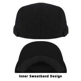 WETOO Men's Flat Cap Gatsby Newsboy Lvy Irish Hats Driving Cabbie Hunting Cap