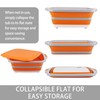 Tiawudi Large Collapsible BBQ Prep Tub with Lid(4.22 Gal/16L), Foldable