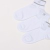 Champion CWSCZ301-010-S Plain Socks, 3 Pairs, No Pill, Embroidered Logo,