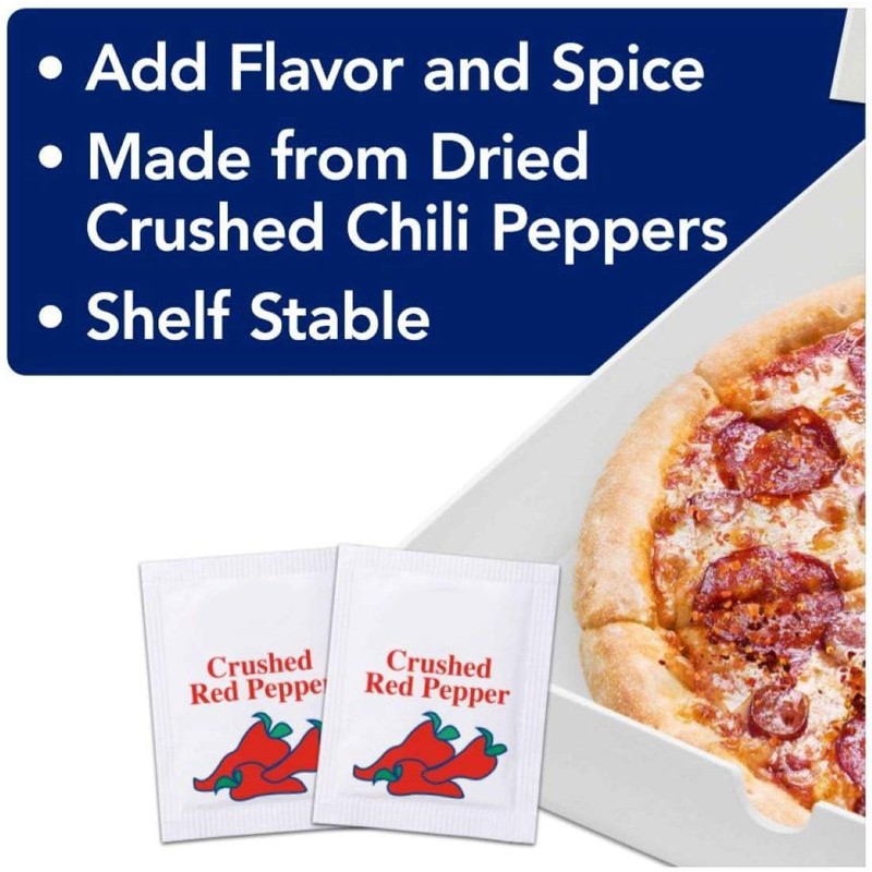 Crushed Red Pepper | 1g Packets, 100 Count | Single