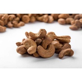 Dry Roasted Dark Cashews with Himalayan Salt (2 Lbs) - Dark Oven Roasted to Perfection in Small Batches for Added Freshness - Super Crunchy - Farm Fresh Nuts Brand