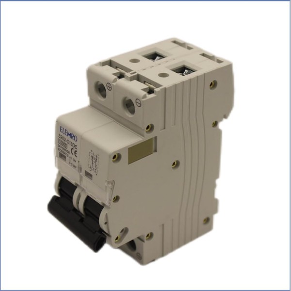 ELEMRO DC MCB, Miniature Circuit Breaker, Breaking Capacity of 10KA,