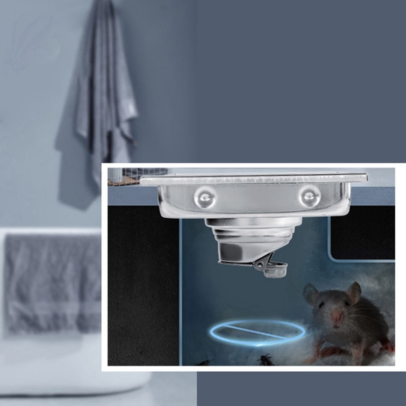 Home Stainless Steel Square Shape Antiodor Bathroom Floor Drain Waste