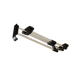 Wardrobe Rail,Uotyle Wardrobe Pull Out Clothes Hanger Rail Organizer Rack MetalStainless Steel Retractable Wardrobe Rail with Screw,30cm/11.8inch 1Pcs