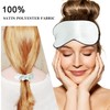 PiccoCasa Satin Pillowcases for Hair and Skin with Eye Mask