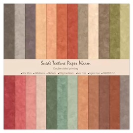 Premium Colored Cardstock, 24 Sheets 24 Designs 250gsm/92 lb Colors Double-Sided Cardstock Paper for DIY Making Postcards, Invitation Cards, Greeting Cards, Paper Crafts