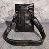Le'aokuu Men Leather Fashion Waist Belt Bag Fanny Pack Casual