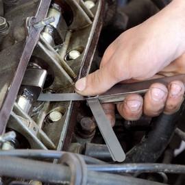 Thickness Gauge Set, 32 Metric/Inch Markings for Measuring Gap Widths / Thickness Measurements