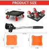 Heavy Duty Furniture Dolly Movers with 4 Wheels, Appliance Roller