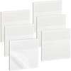 6Pack Transparent Sticky Notes, Clear Sticky Notes, 3’’ x 3’’ Translucent Sticky Notes, Waterproof See Through, 300 Sheets