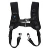 PULUZ Dual Camera Shoulder Harness Quick Release Double Camera Tether