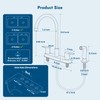 Cinwiny 8 Inch Centerset Kitchen Faucet for Sink 3 Hole