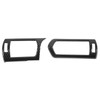 2pcs Air Conditioner Vent Outlet Trim Cover Carbon Fiber Interior