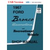 1967 Ford Bronco Econoline and Recreational Vehicle Shop Manual (USB)