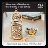 MindWare Gearjits: Gumball Machine Marble Coaster – Wooden 3D Building