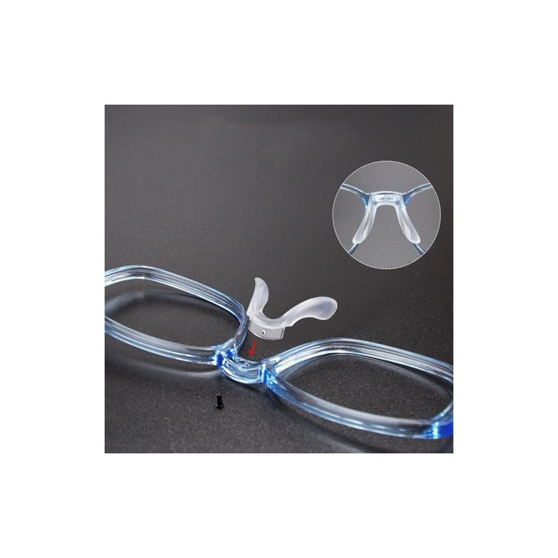 U-Shape Eyeglass Saddle Bridge Nose Pads Nose Piece Sunglasses Nose