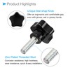 CoCud Star Clamping Knobs, M10 x 40mm Male Thread 48mm