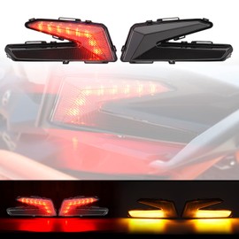 A & UTV PRO X3 LED Taillights Assembly Kits, Rear Tail lights Tail Lamps with Yellow Turn Signal Light for 2017-2023 Can-Am Maverick X3 XDS XRS Max Turbo R Accessories,Replace OEM#710004744