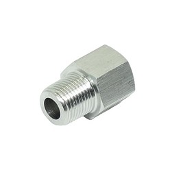 CDQBWKJGFJ 2 Pcs 3/8 NPT Male Pipe To 3/8 G BSPP Female Pressure Gauge Adapter Stainless 304 Pipe Fitting