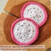 Cotton Crotchet Fruit Car Coaster Set (Dragon Bloom)