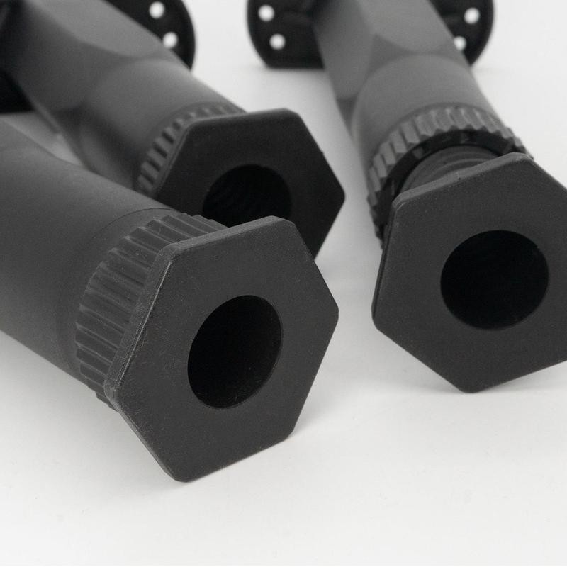 Heavy-Duty Adjustable Height Bed Frame Support Leg, Bed Frame Replacement Legs, Versatile Furniture Center