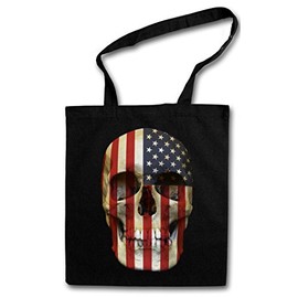 USA Flag Stars and Stripes Skull Hipster Bag Cloth Bag – Fabric Bag