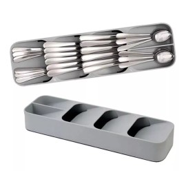 Kuk Organizador De Cubiertos Para Cajón 5 Compartimentos Cocina