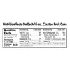 Old Fashion Claxton Fruit Cake 5-1 lb. Regular Recipe Loaves