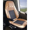 Vyonix Tan Beaded RV Seat Cover for Captain Chairs –