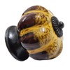Wannianmu 5 Pack Vintage Ceramic Pumpkin Cabinet Knobs, Kitchen Cabinet