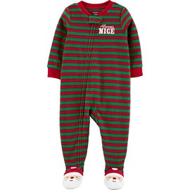 Carter's Boys' 4-12 One Piece Christmas Fleece Pajamas
