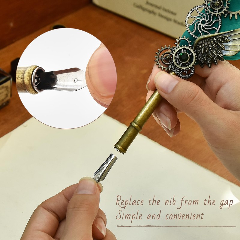 Hethrone Calligraphy Pens - Caligraphy Pens for Writing Feather Pen
