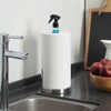 SunnyPoint Heavy Weighted Paper Towel Holder Stand Dispenser Built-in Spray/Pump