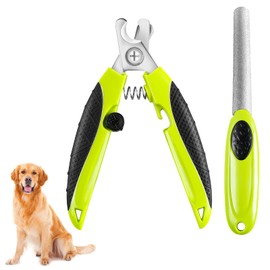 WallEgo Dog Nail Clippers with Claw File, Professional Pet Nails Trimmer grinders